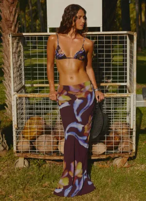 Barbados Maxi Skirt - Dark Floral Barbados Maxi Skirt - Dark Floral