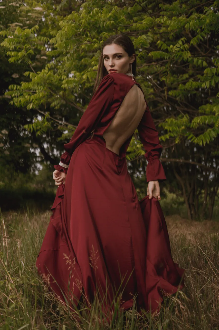 Bareback Maxi Dress