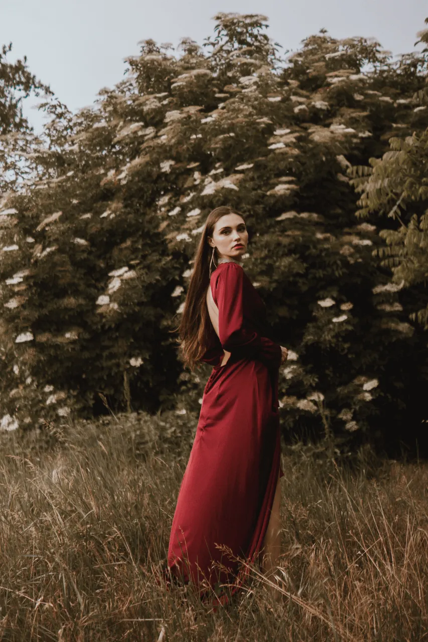 Bareback Maxi Dress
