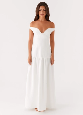 Basel Maxi Dress - White Basel Maxi Dress - White