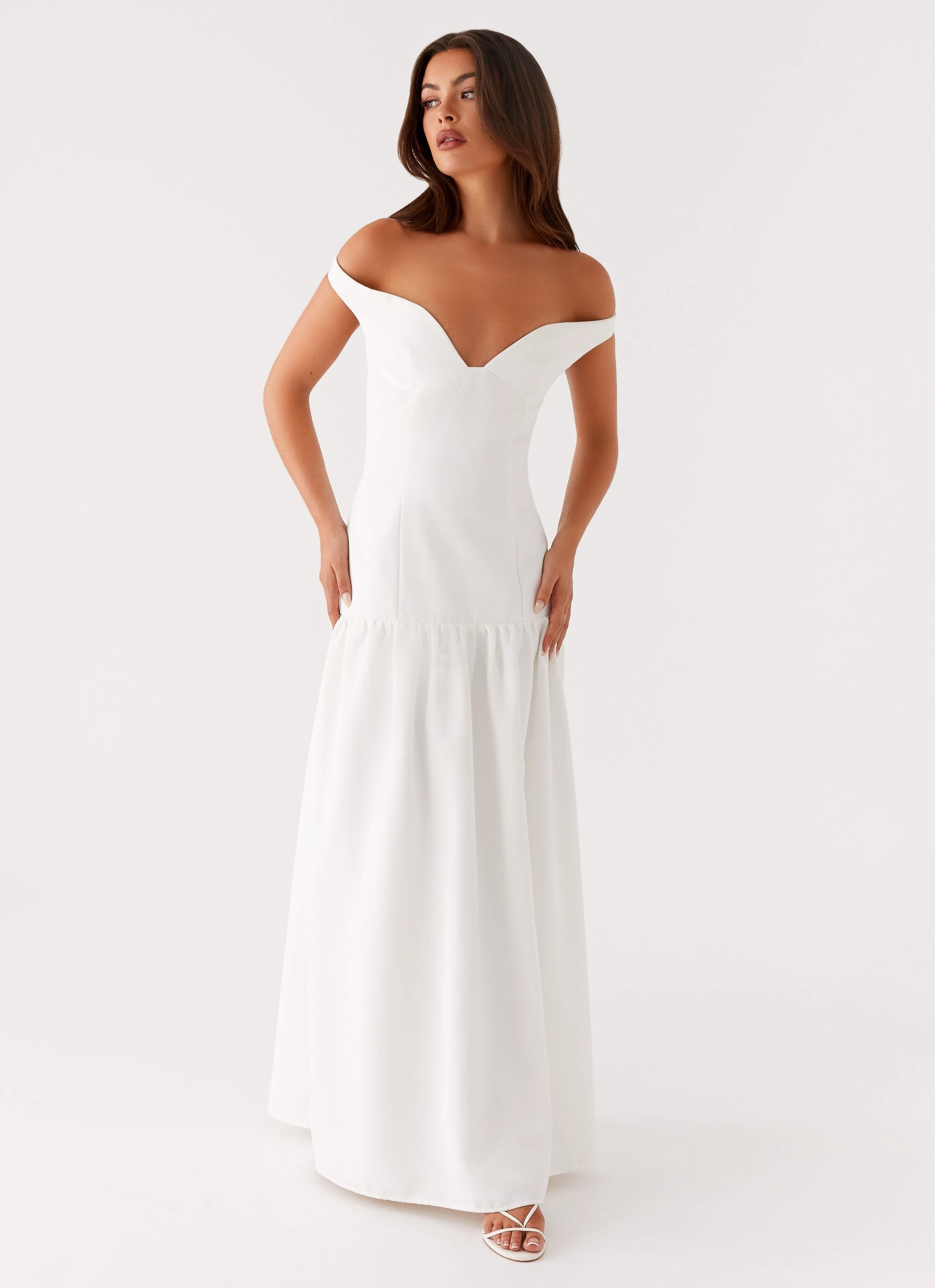 Basel Maxi Dress - White