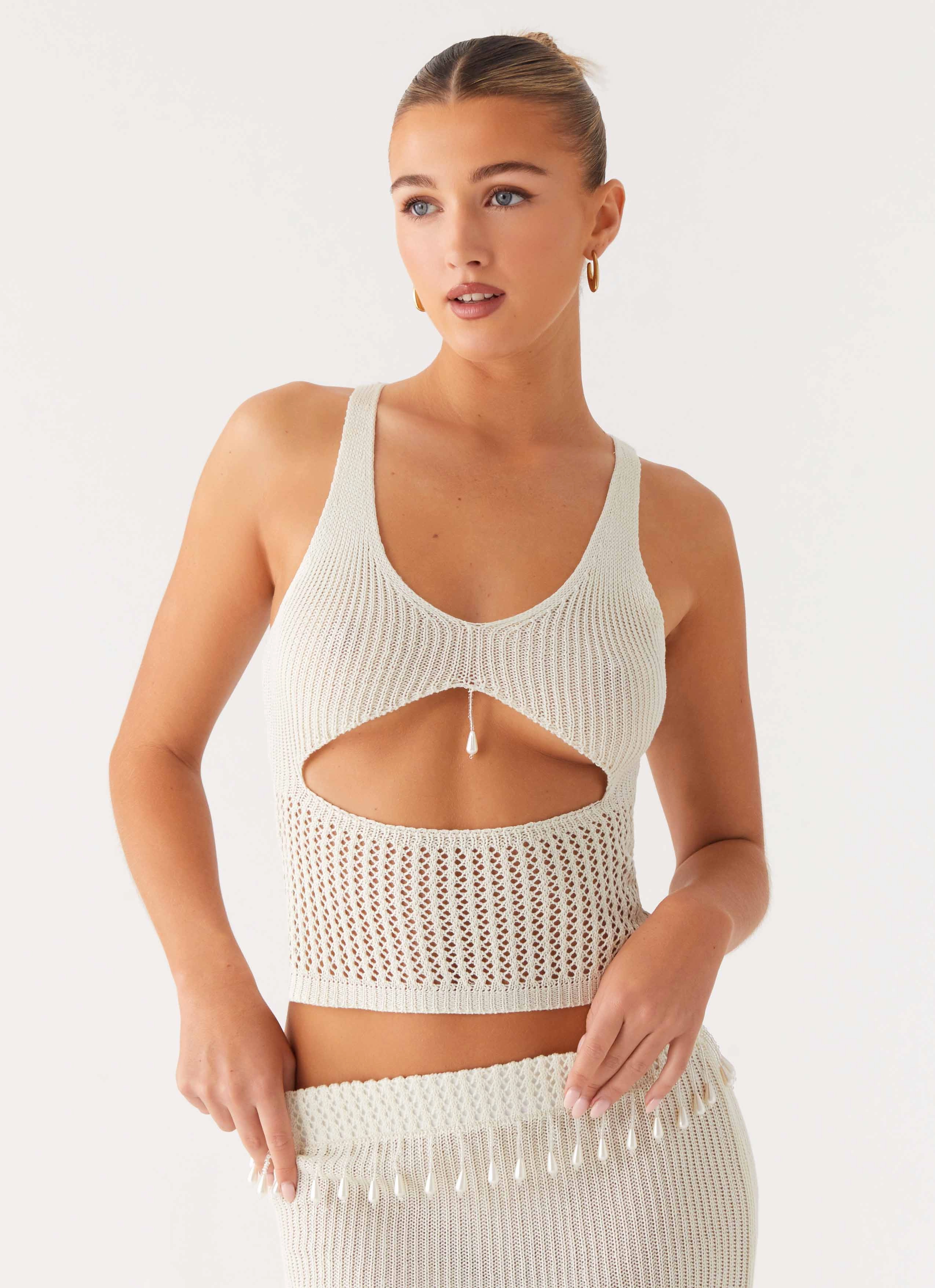 Basilia Knit Top - Off White