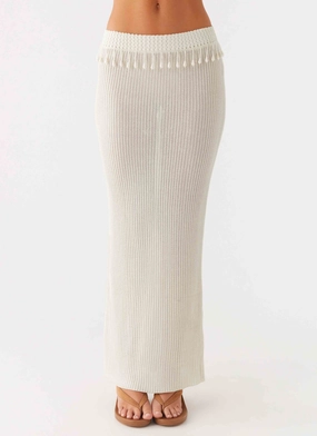 Basilia Maxi Skirt - Off White Basilia Maxi Skirt - Off White