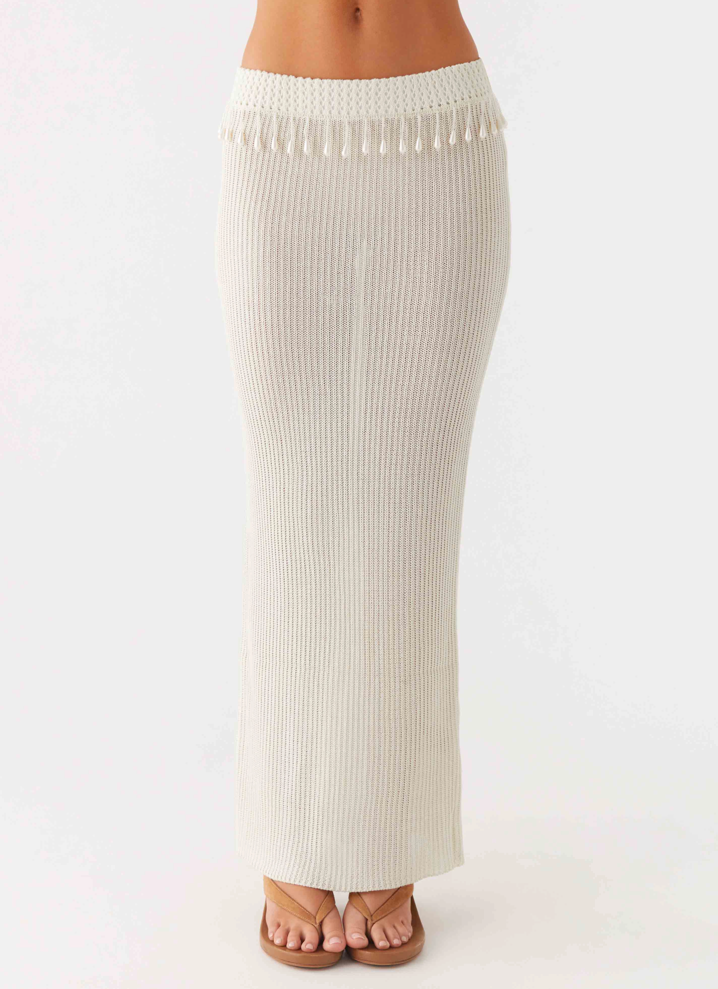 Basilia Maxi Skirt - Off White