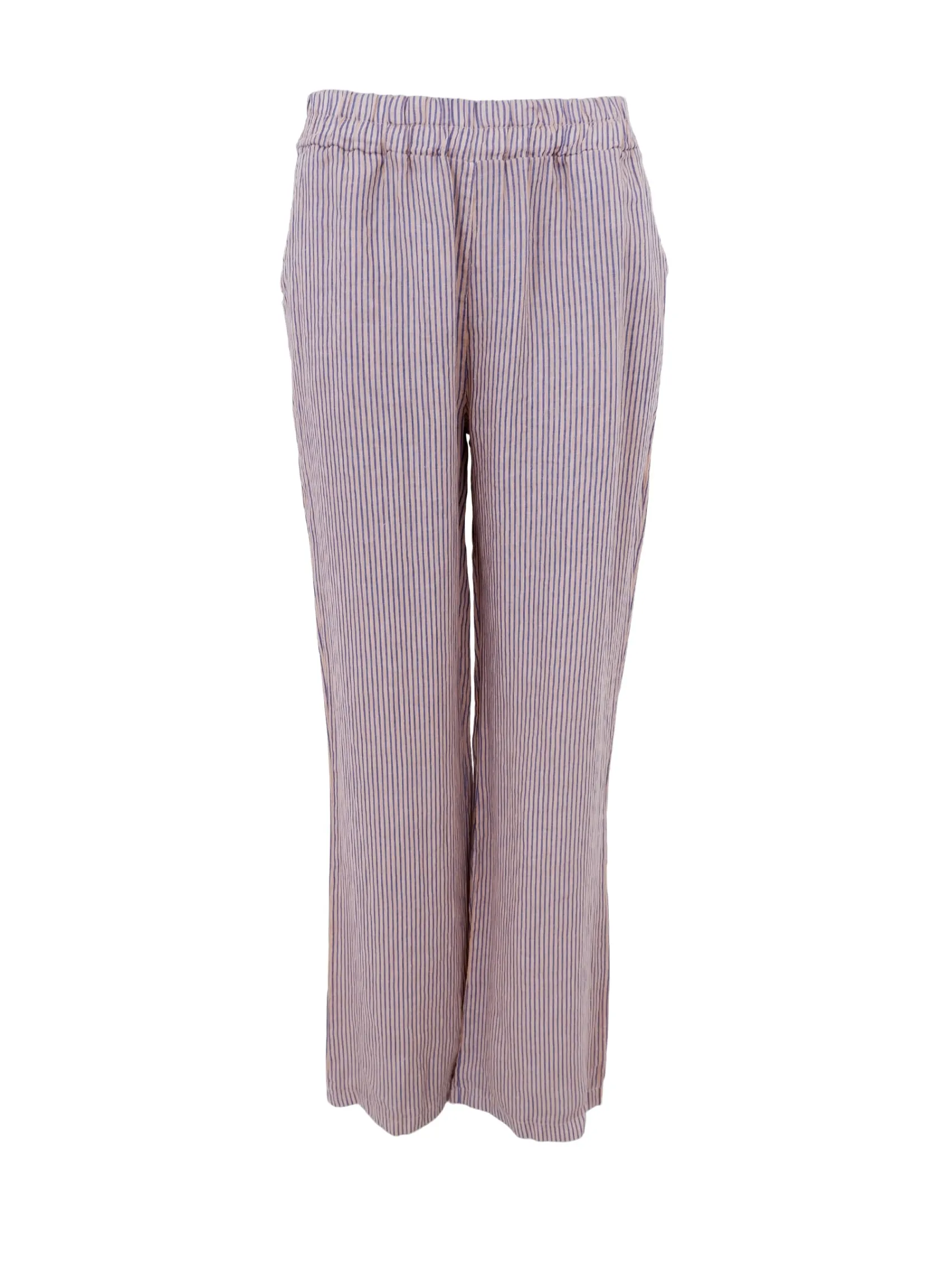 BCMELINA wide linen pant - Calypso Rose