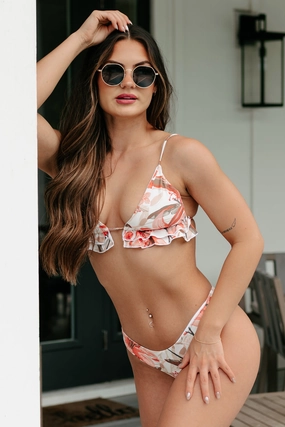 Beachy Bliss Floral Bikini Set (Wild Rose) Beachy Bliss Floral Bikini Set (Wild Rose)