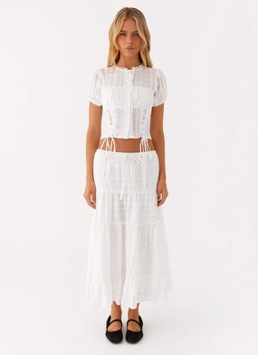 Beatrix Top - White Beatrix Top - White