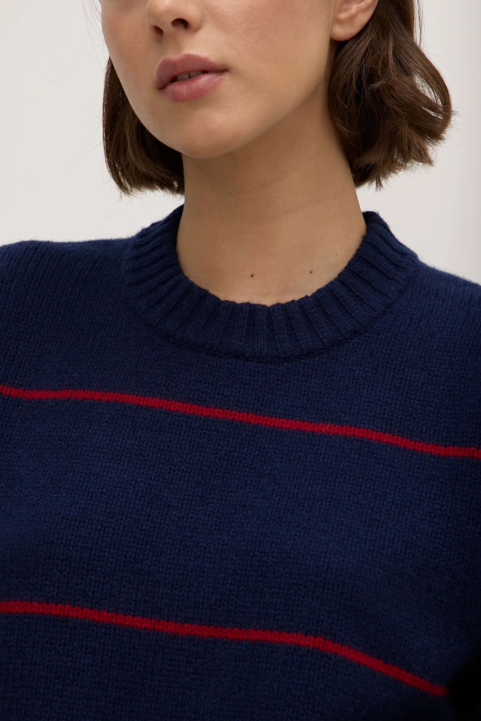 Beau Stripe Merino Wool Knit