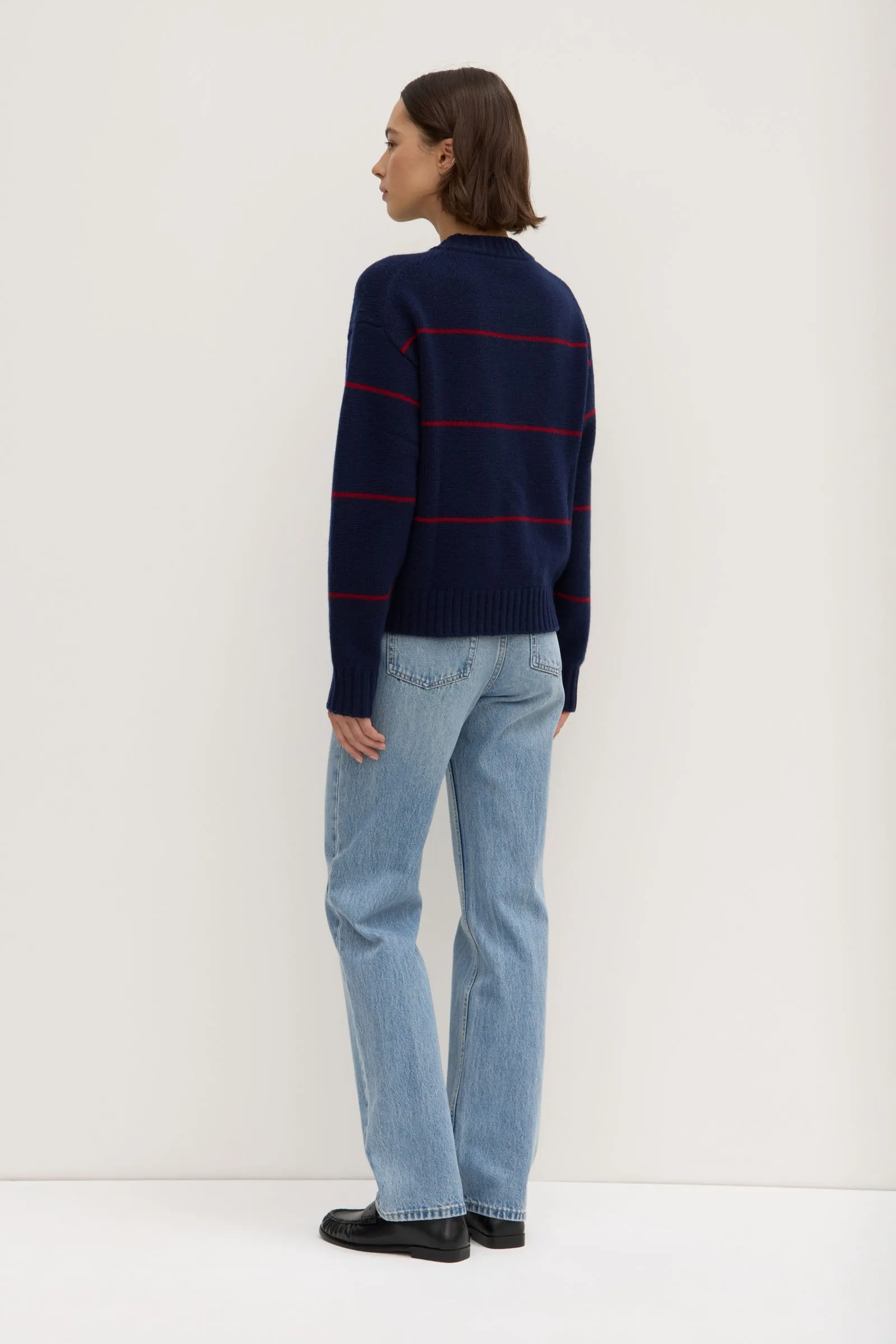 Beau Stripe Merino Wool Knit