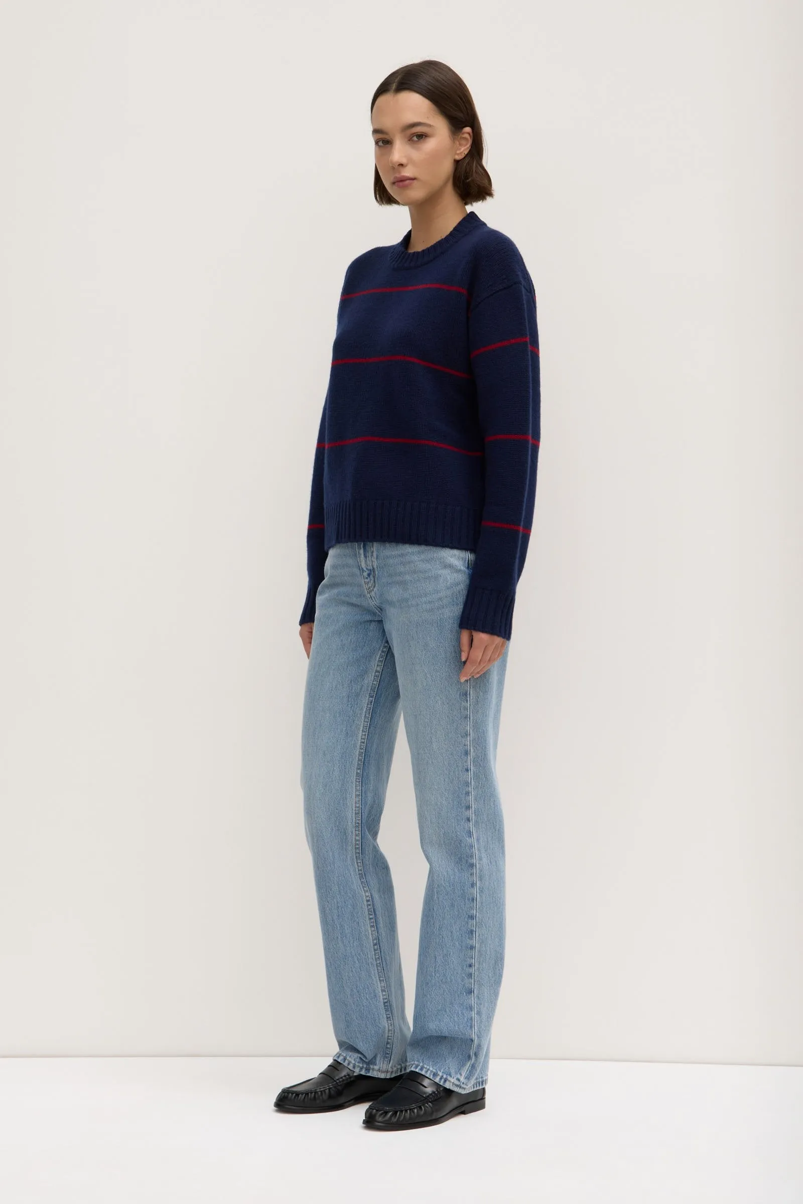 Beau Stripe Merino Wool Knit