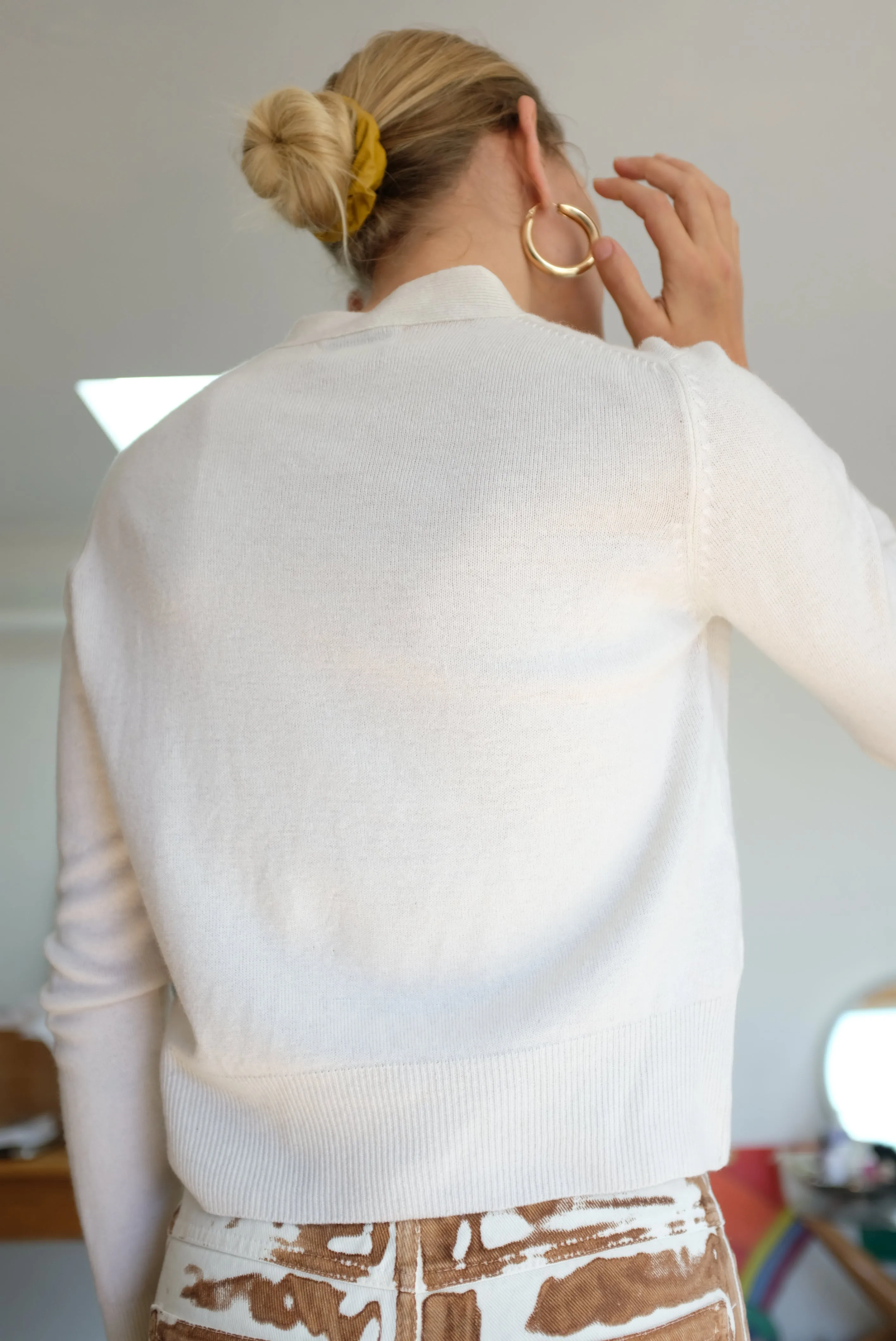 Beklina Cashmere Cardigan Ivory