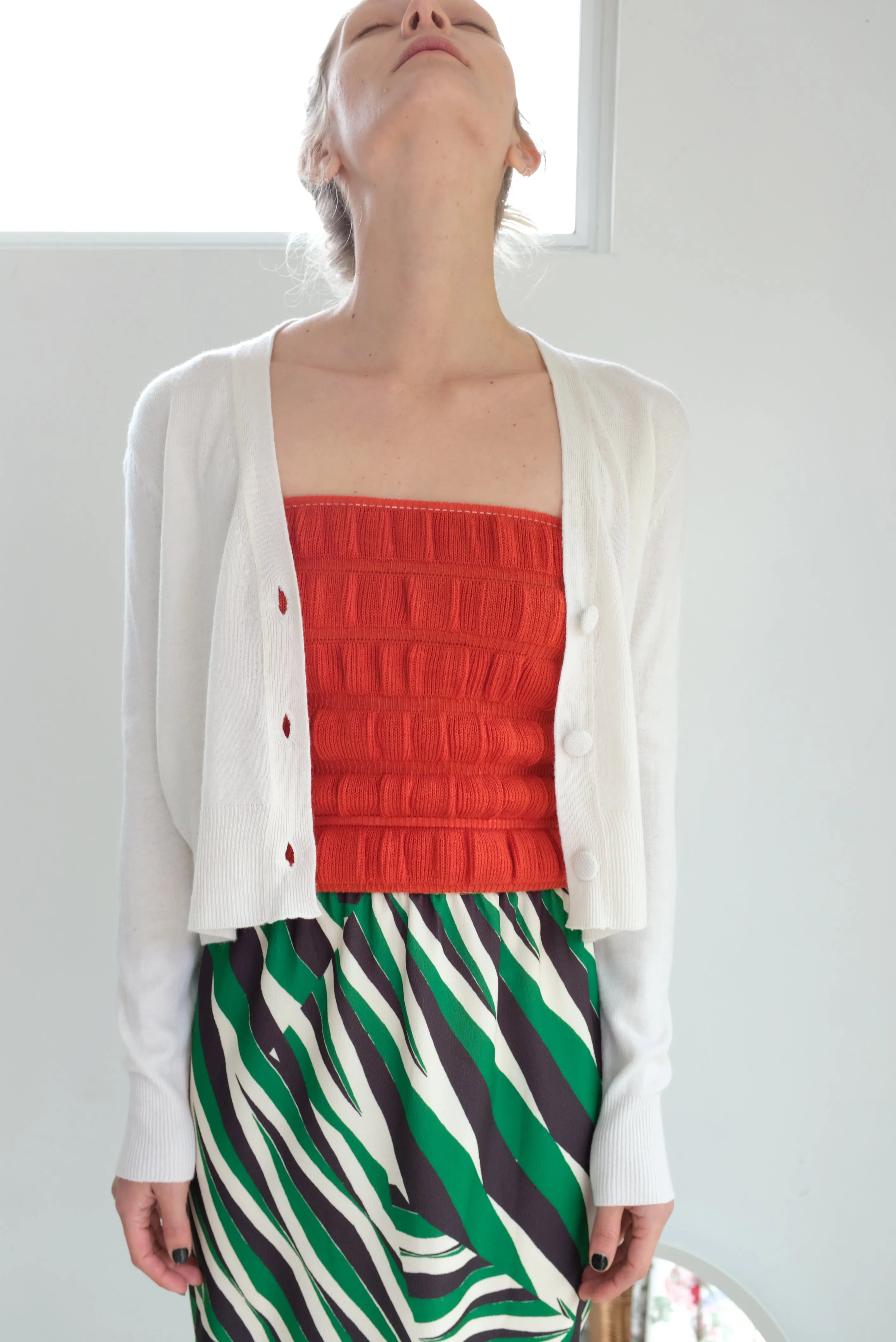 Beklina Cashmere Cardigan Ivory