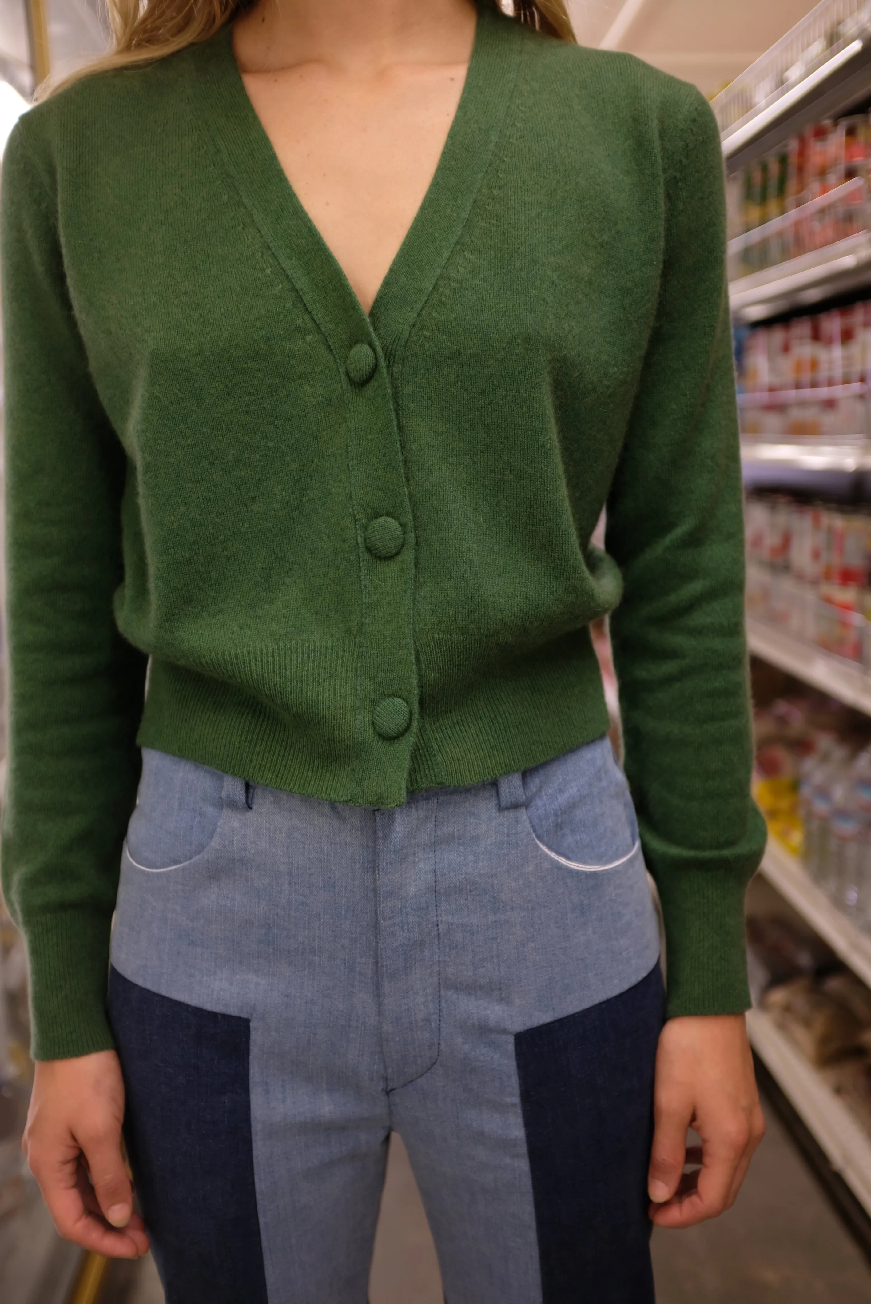 Beklina Cashmere Cardigan Sweater Fauna