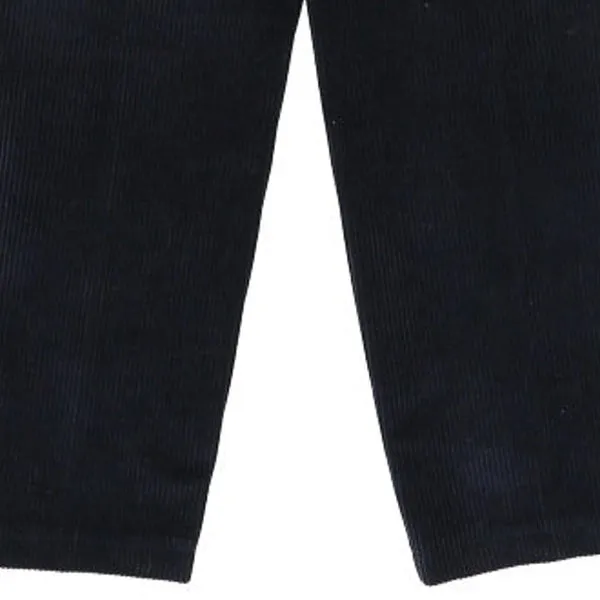 Belfe Cord Trousers - 28W UK 8 Navy Cotton