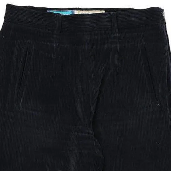 Belfe Cord Trousers - 28W UK 8 Navy Cotton