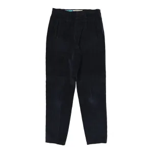 Belfe Cord Trousers - 28W UK 8 Navy Cotton