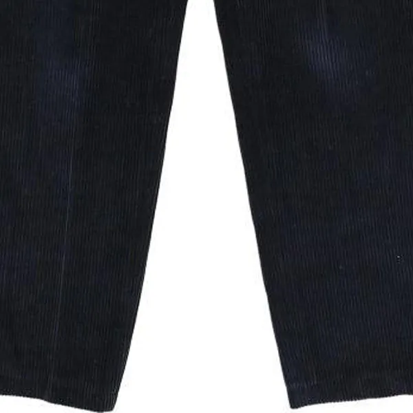 Belfe Cord Trousers - 28W UK 8 Navy Cotton