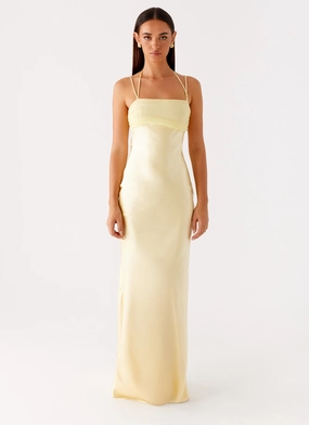 Belize Maxi Dress - Yellow Belize Maxi Dress - Yellow