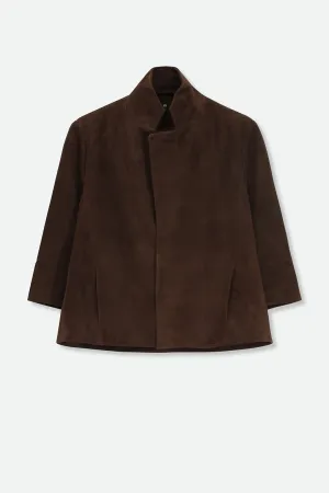 BELLAMY CROPPED SUEDE JACKET BELLAMY CROPPED SUEDE JACKET