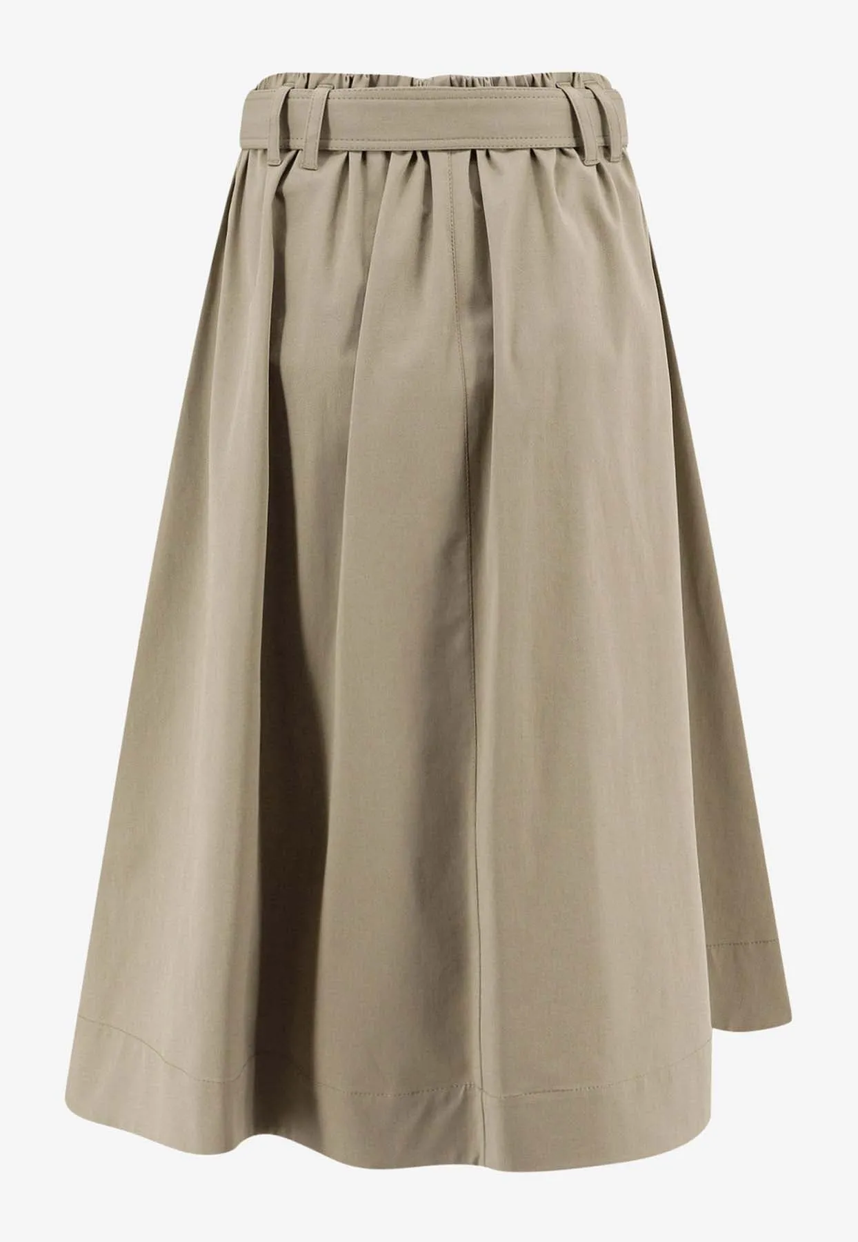 Belted Midi Skirt