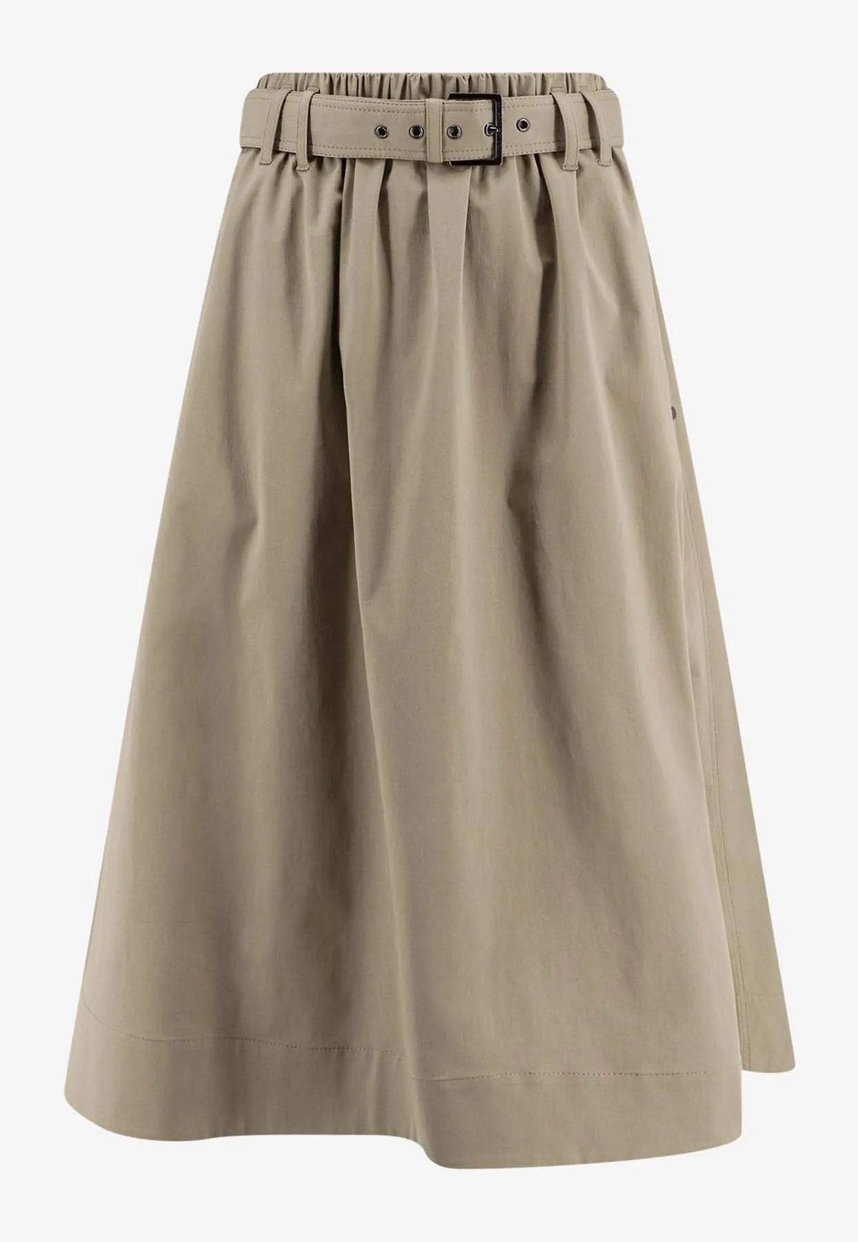 Belted Midi Skirt