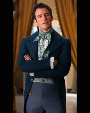 Benedict Bridgerton Blue Coat S03