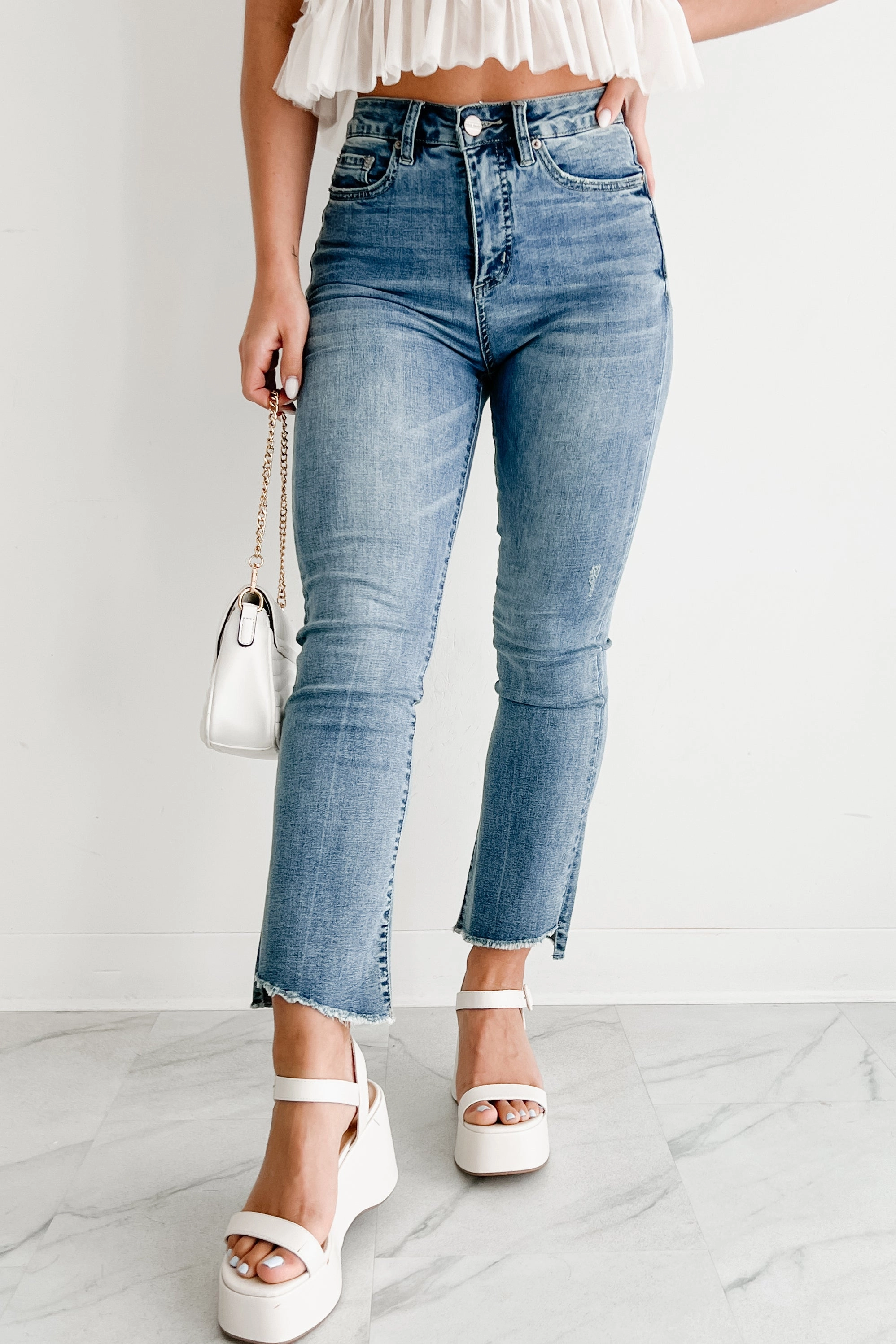 Benedict Bootcut Mica Denim Jeans (Medium)