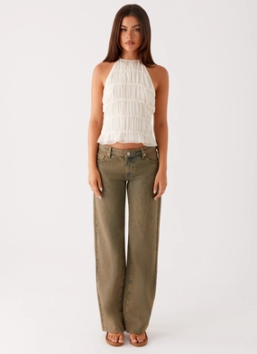 Bennie Halter Top - Ivory Bennie Halter Top - Ivory