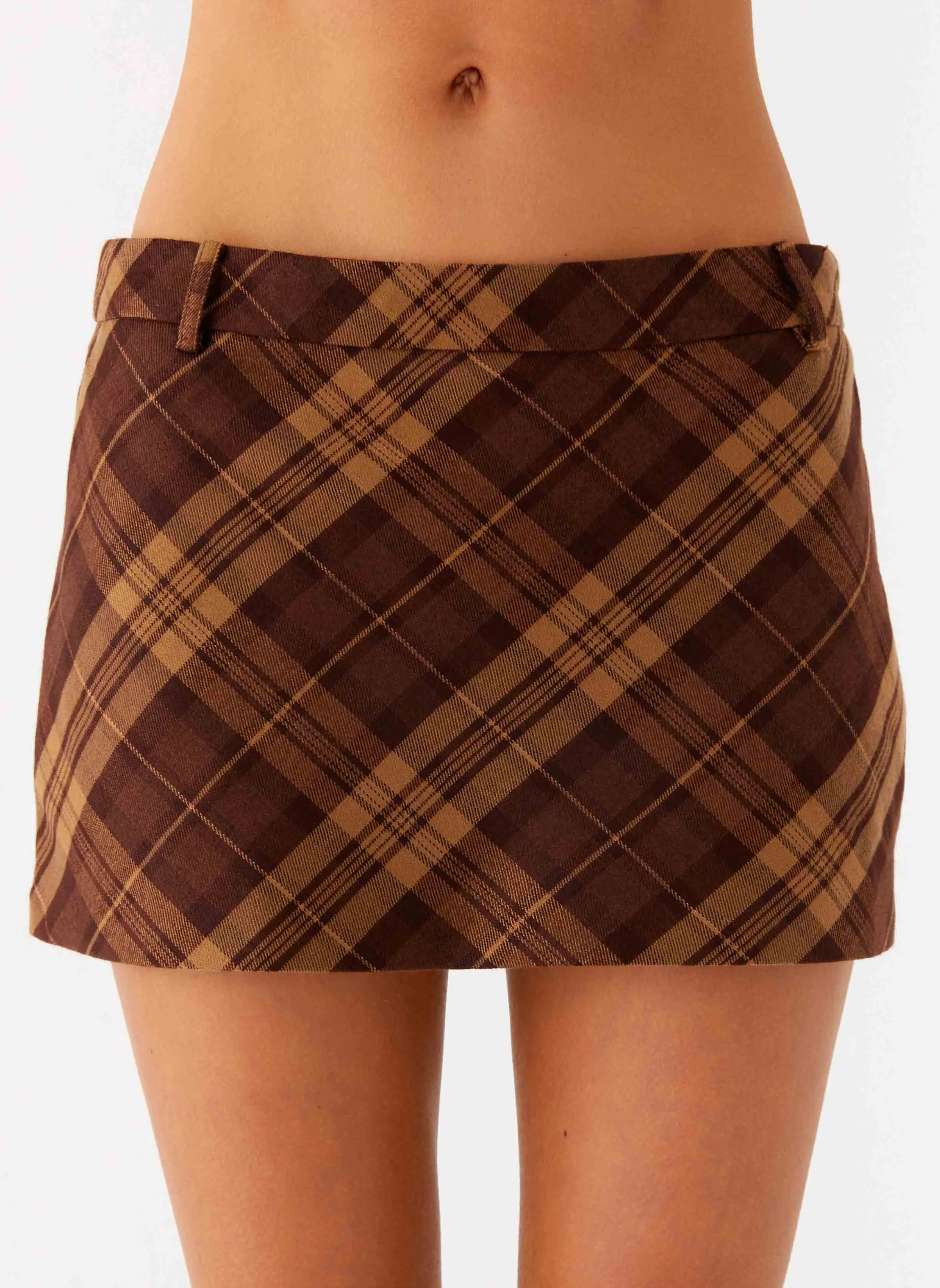 Benson Mini Skirt - Plaid