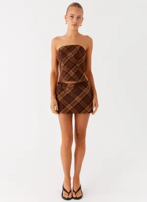 Benson Mini Skirt - Plaid Benson Mini Skirt - Plaid