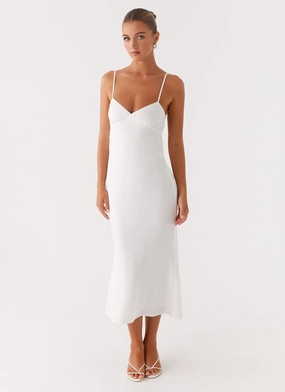 Bentley Midi Dress - White Bentley Midi Dress - White