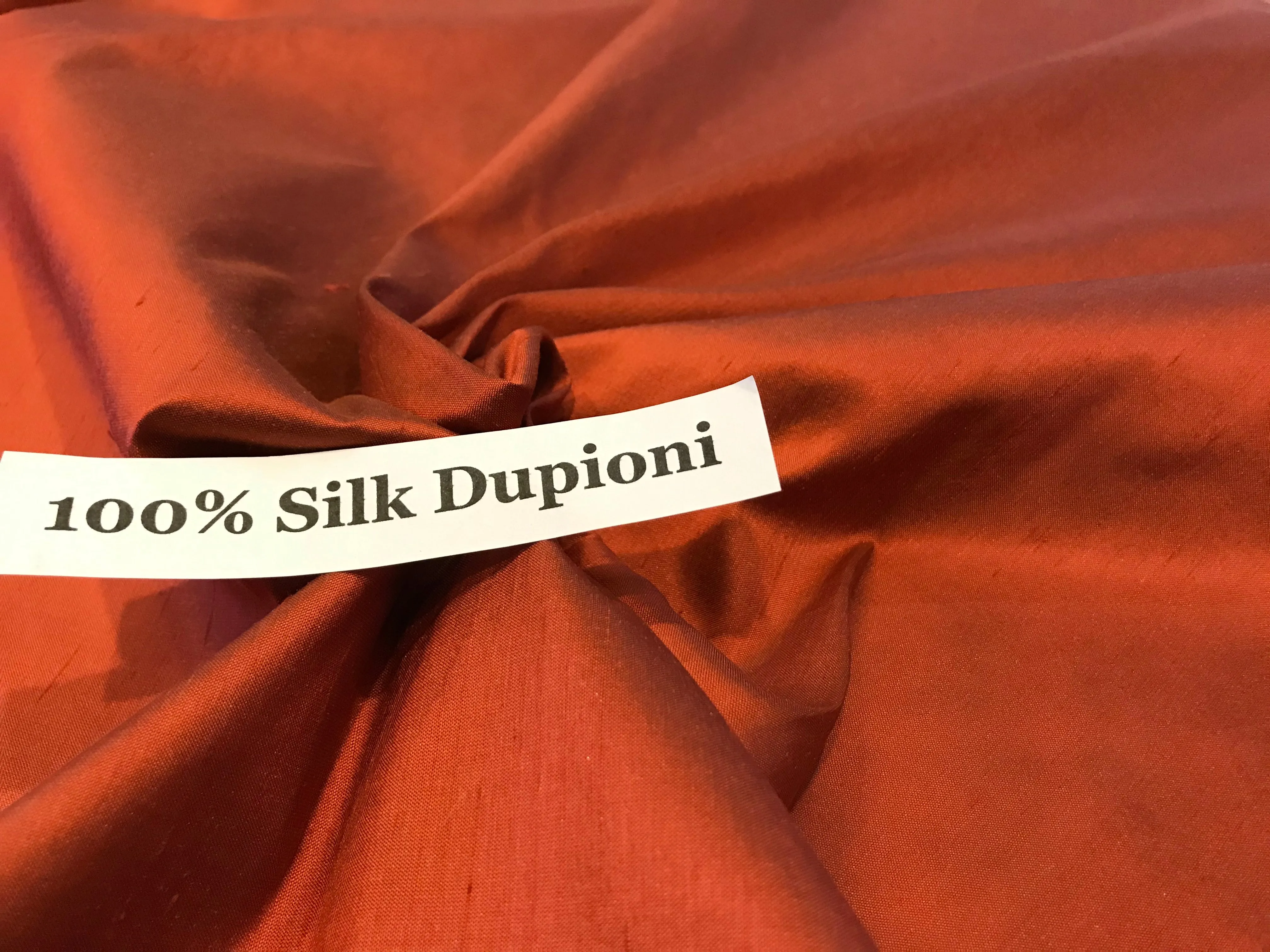 Berry Red 100% Silk Dupioni       1/4 Meter Price