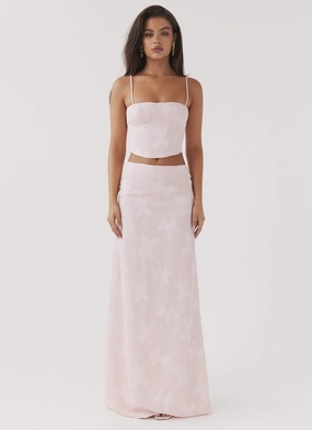 Best Love Lace Up Top - Pink Petal Best Love Lace Up Top - Pink Petal