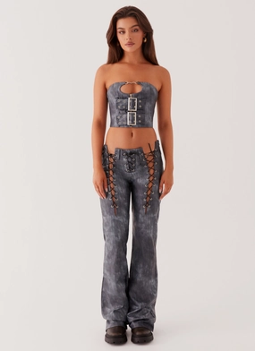 Better When I'm Dancing Belt Top - Graphite Better When I'm Dancing Belt Top - Graphite