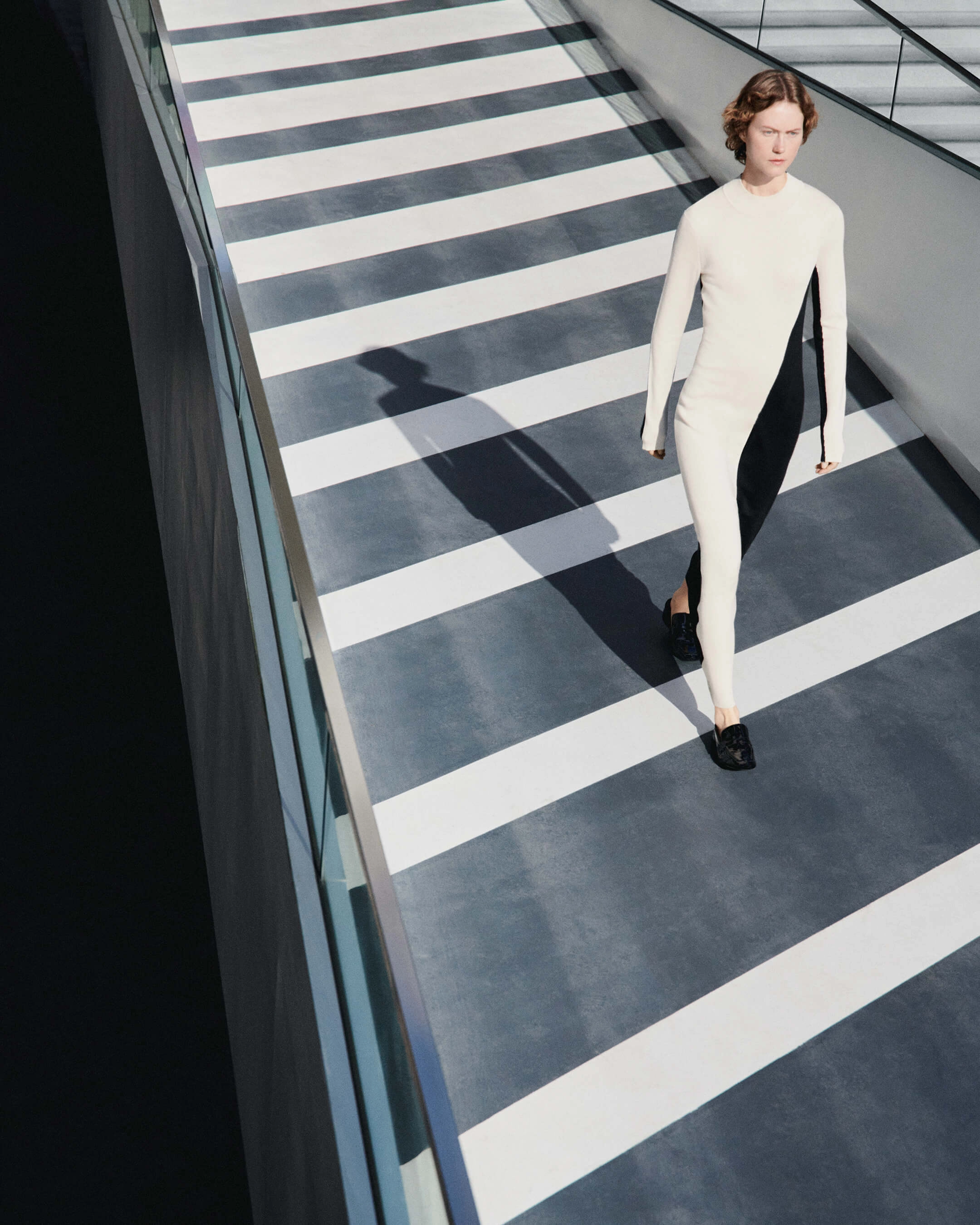 Bi-Colour Knit Dress