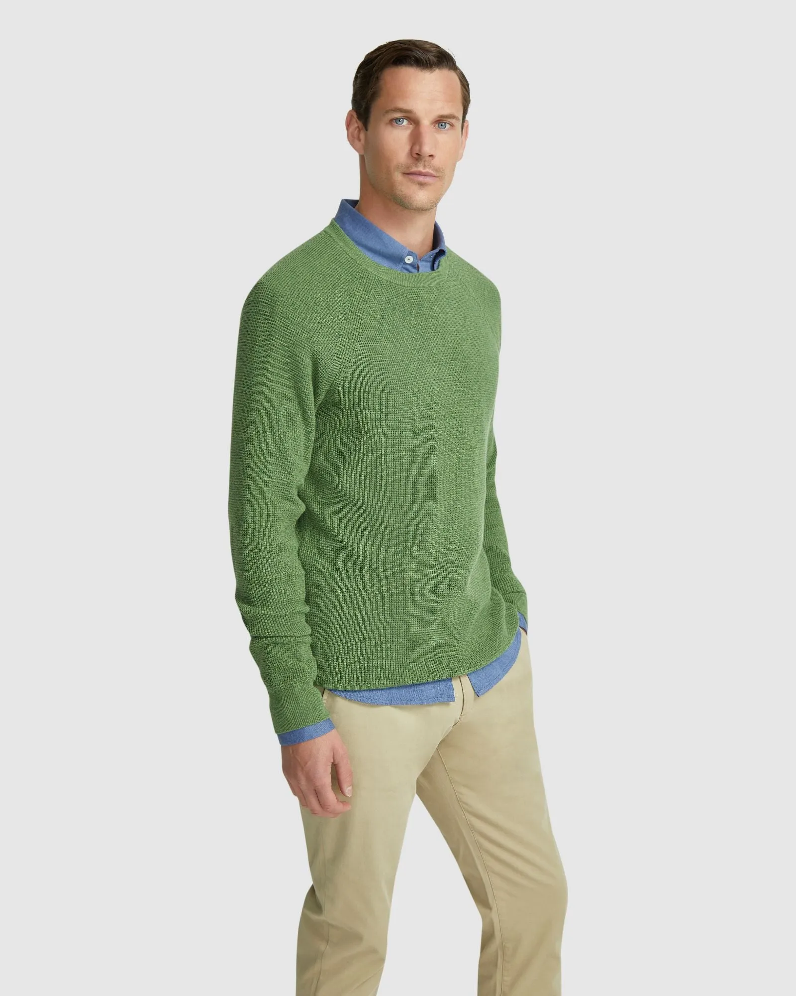 Billy Waffle Cotton Cashmere Knit