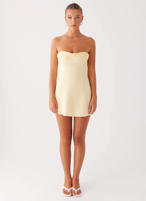 Bindi Mini Dress - Yellow Bindi Mini Dress - Yellow