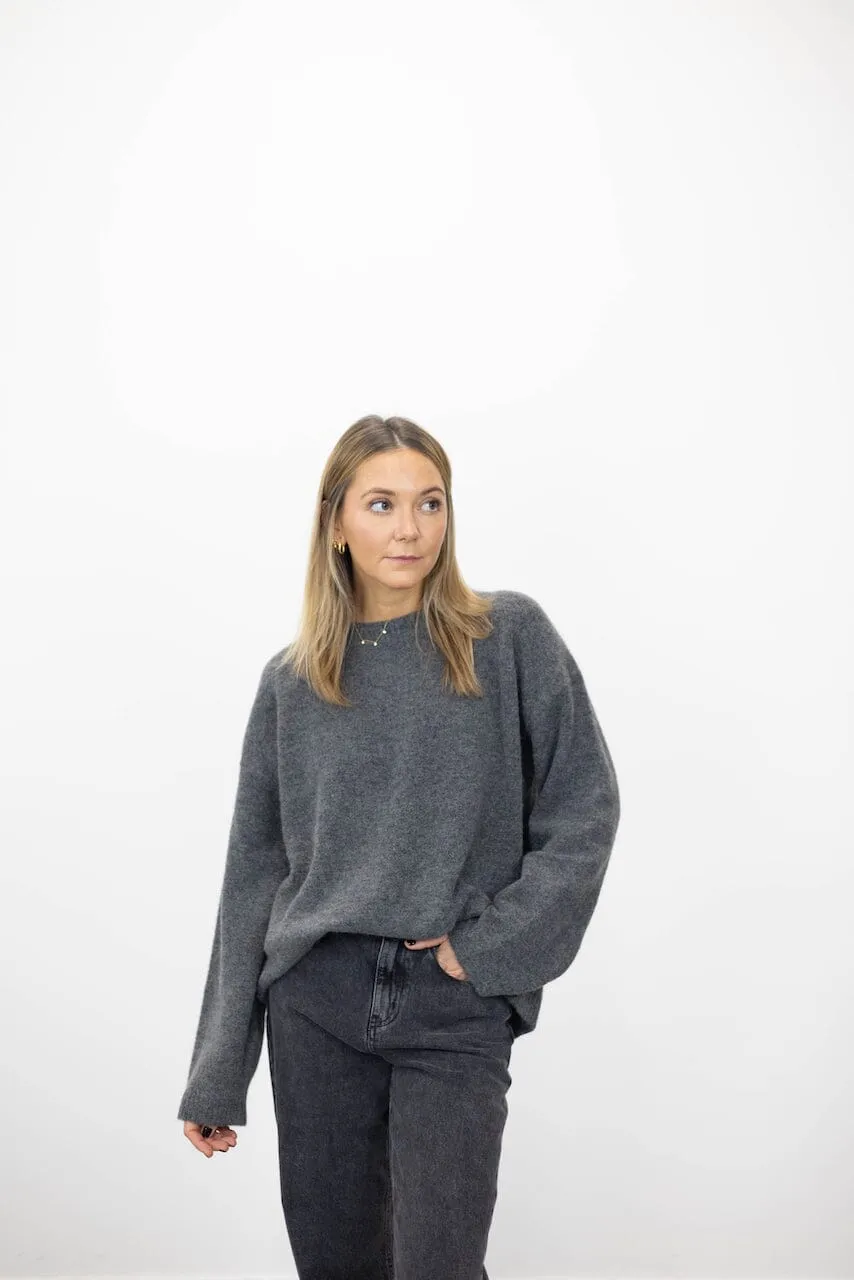 BIRTE APLACA WOOL SWEATER WITH WIDE SLEEVES