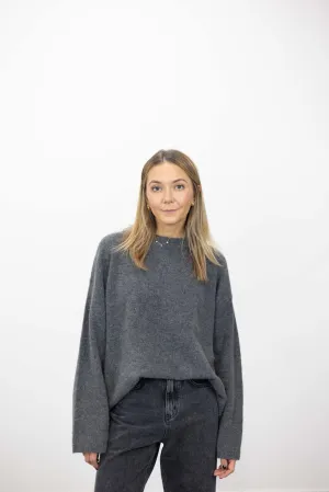BIRTE APLACA WOOL SWEATER WITH WIDE SLEEVES