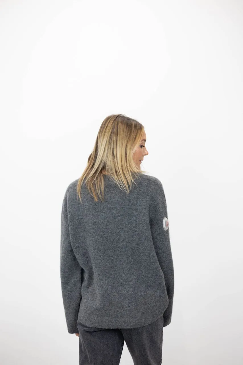 BIRTE APLACA WOOL SWEATER WITH WIDE SLEEVES
