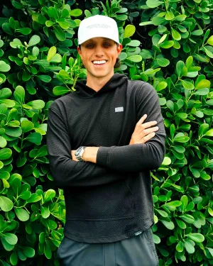 Black GH Waffle Hoodie Black GH Waffle Hoodie