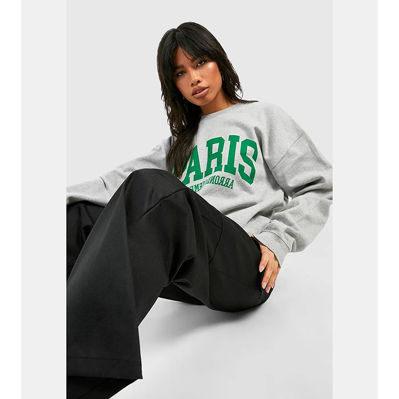 Black High Waist Straight Leg Cargo Pants