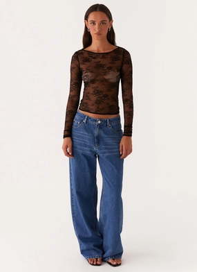 Blanca Lace Top - Black Blanca Lace Top - Black