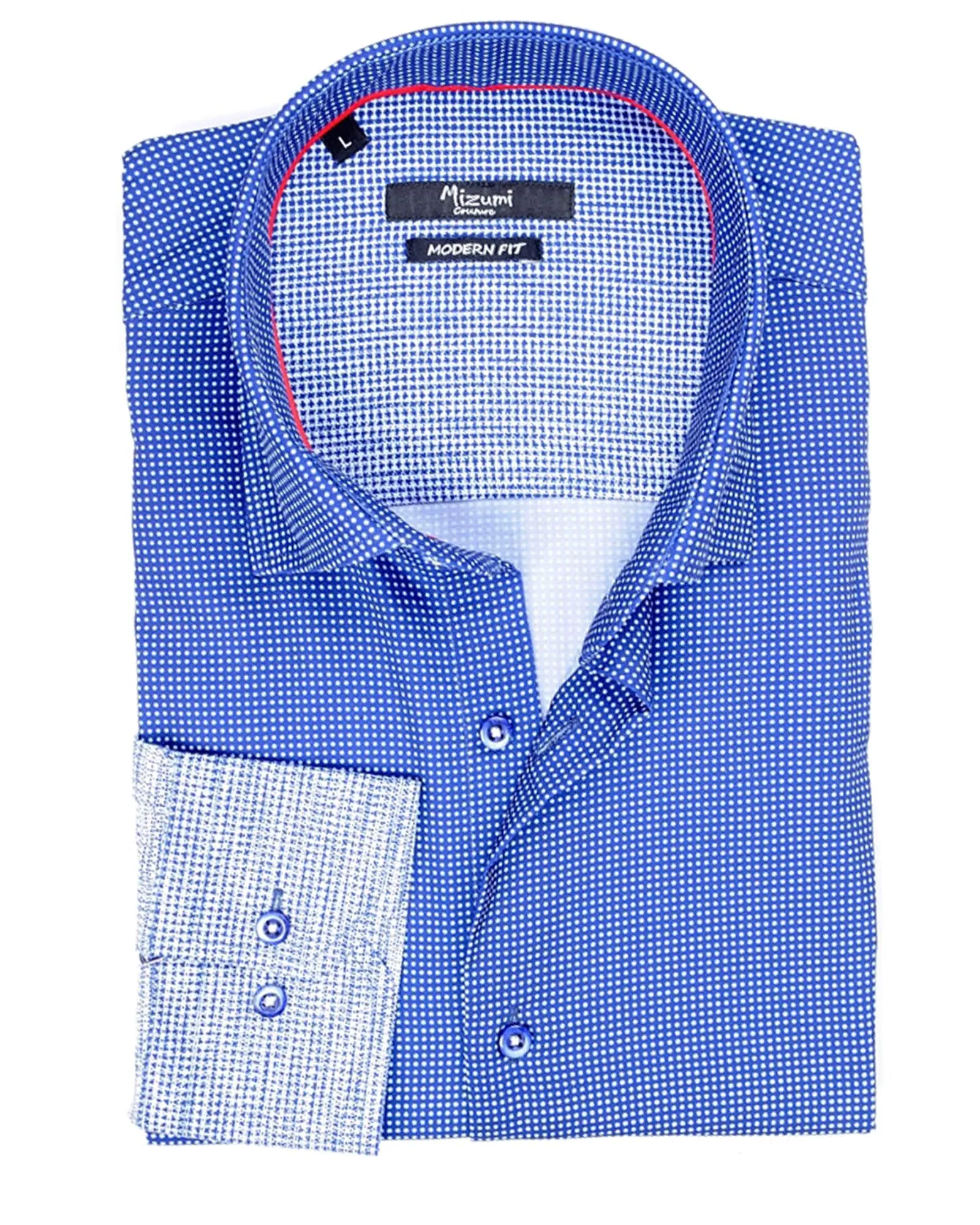 Blue Tonal Fade Sport Shirt