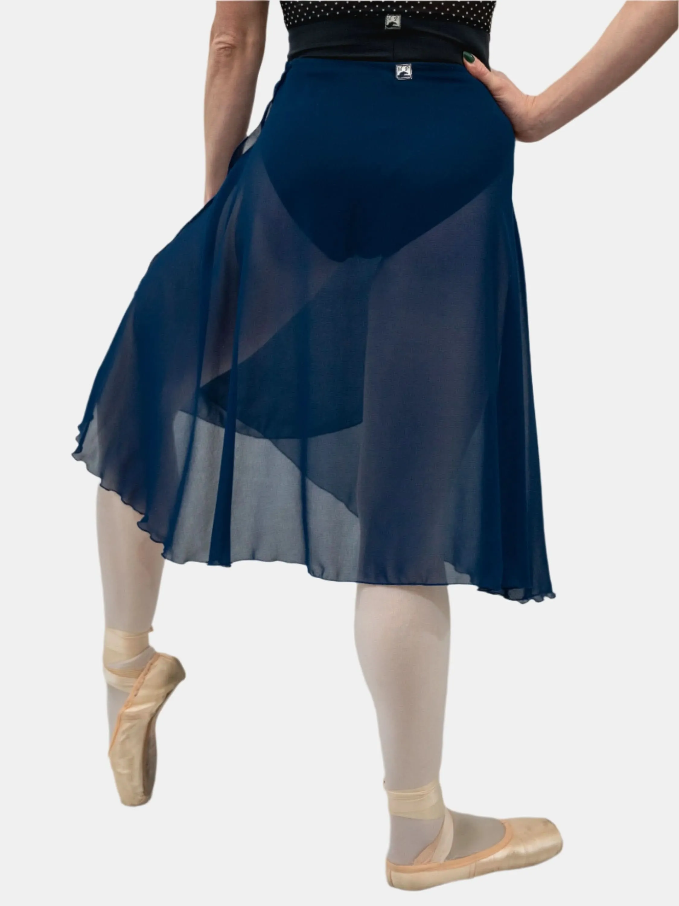 Blue Wrap Long Dance Skirt MP310