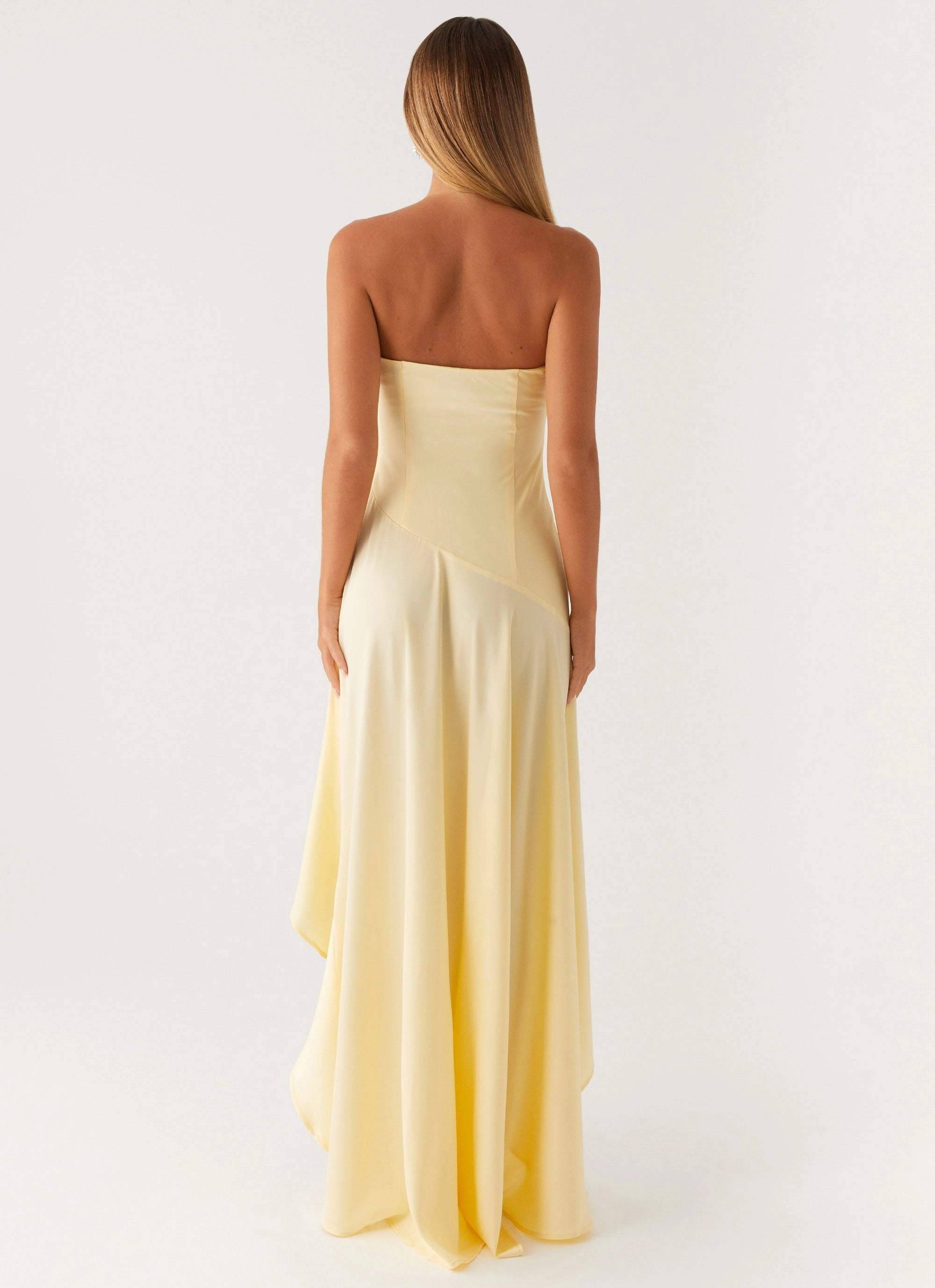 Bodie Maxi Dress - Pastel Yellow