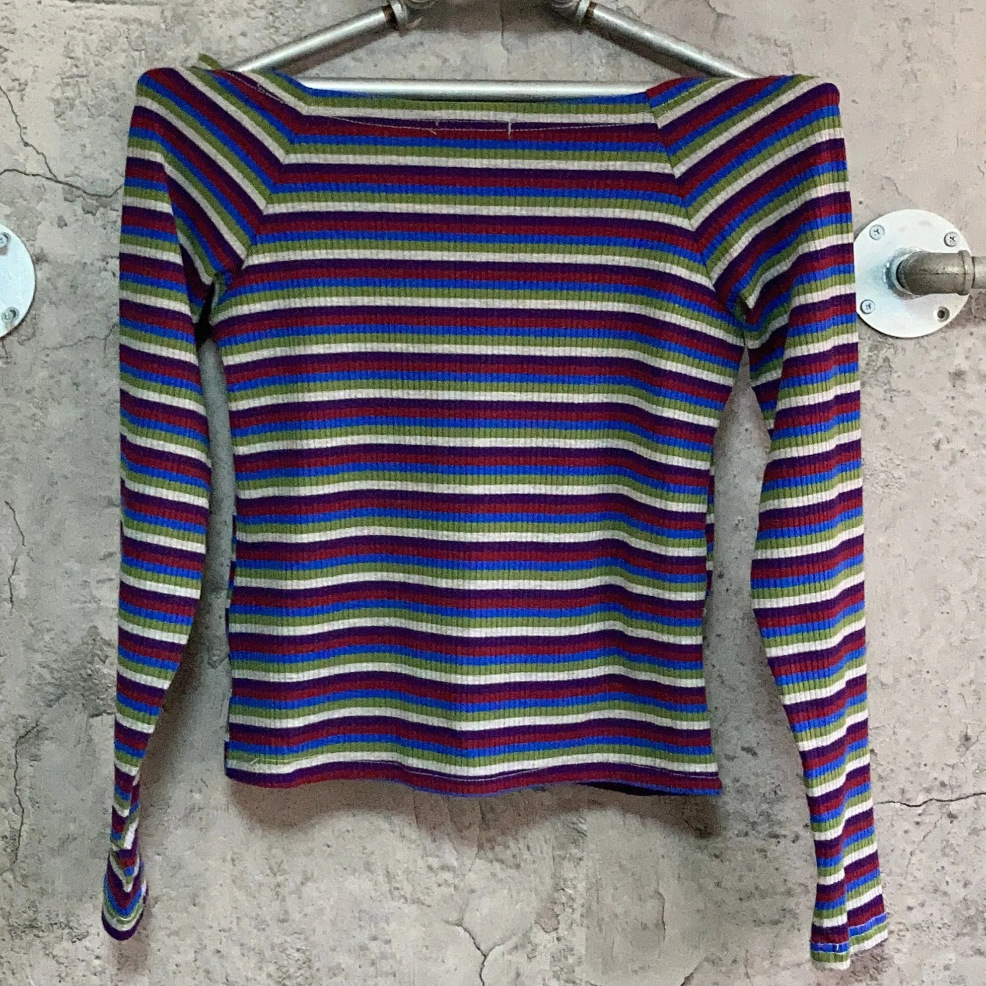 border off shoulder tops purple