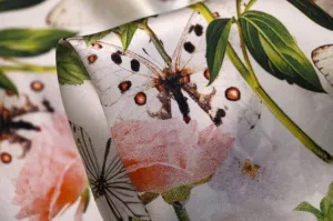 Botanic Wings Silk Satin