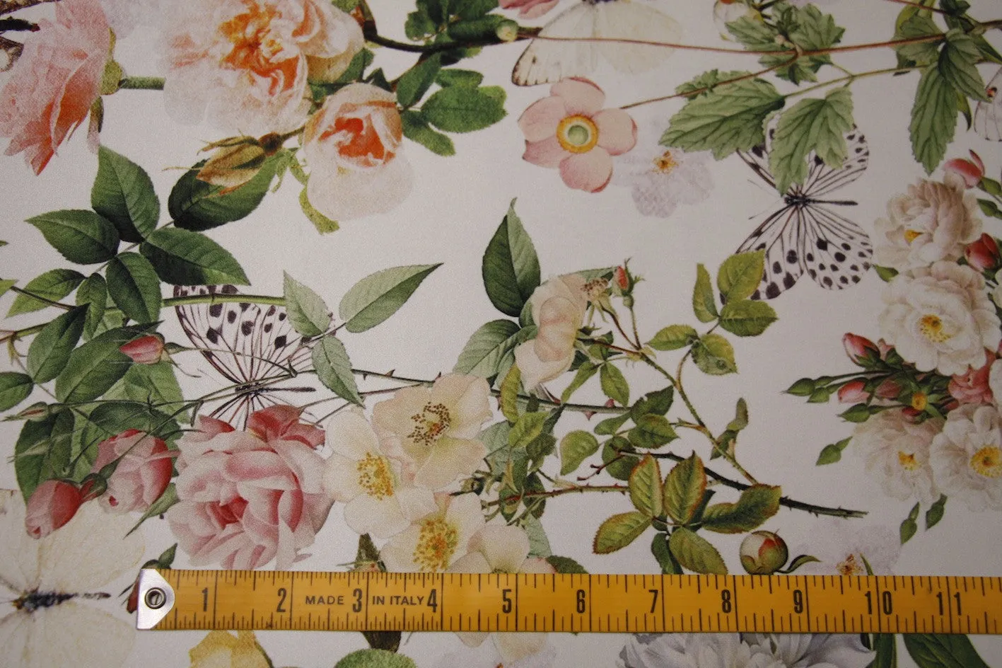 Botanic Wings Silk Satin