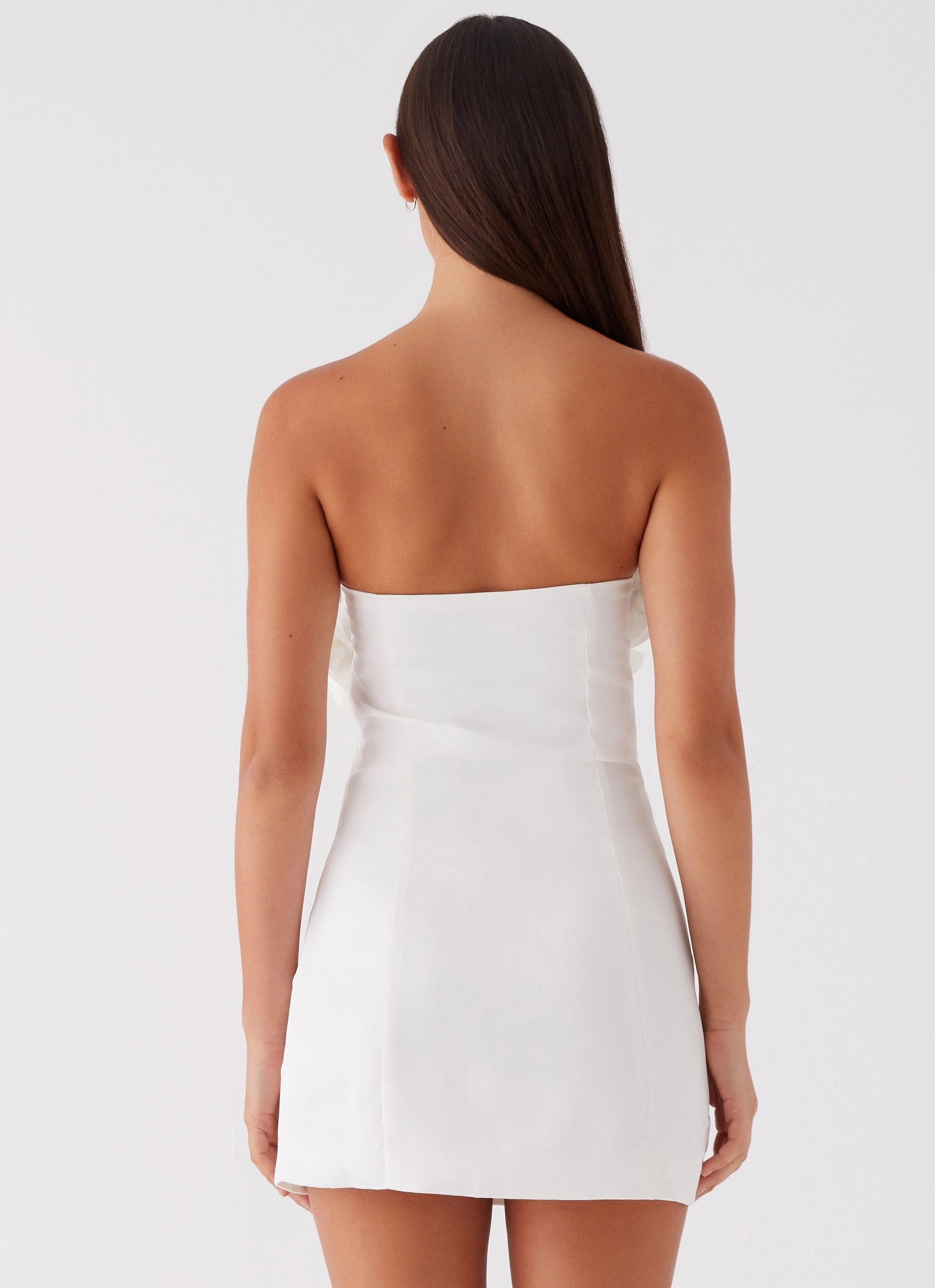 Bouquet Dream Mini Dress - White